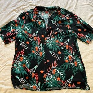 Coca-Cola Men’s Hawaiian Tropical Shirt XXL